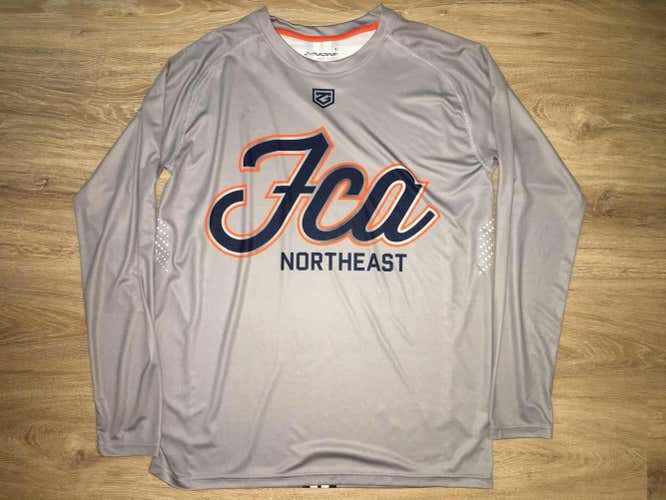 (Medium) New FCA Northeast Dry Fit Long Sleeve Shirt