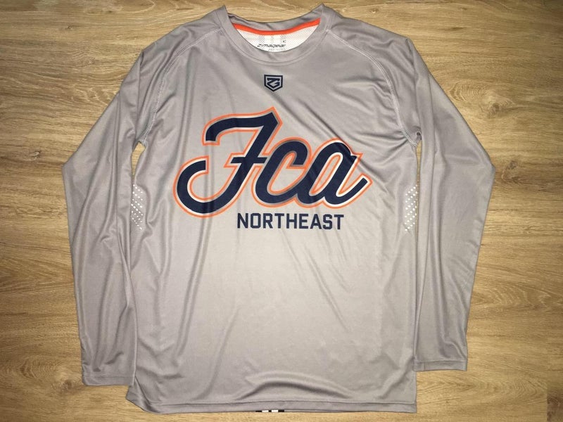 (Medium) New FCA Northeast Dry Fit Long Sleeve Shirt