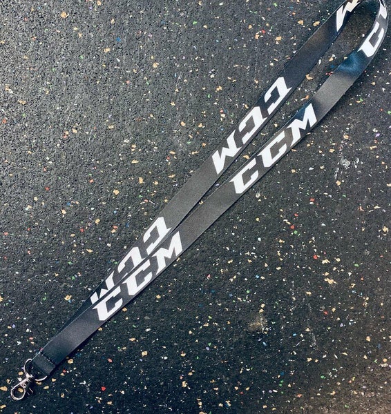 CCM Hockey Key Lanyard with Clip *New* Black