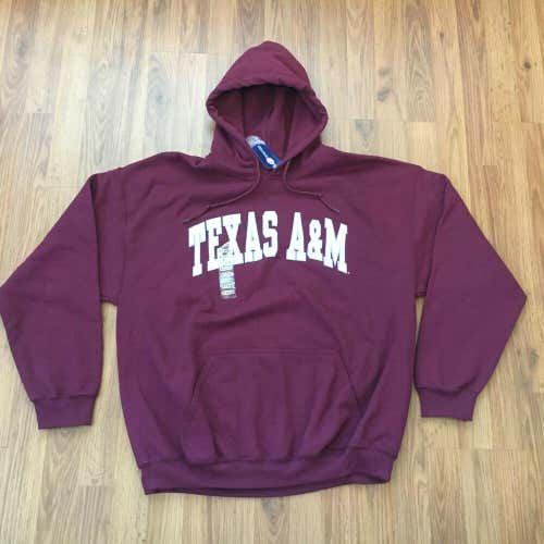 Texas A & M Aggies NCAA SUPER AWESOME Size XL Red PULLOVER Hoodie!