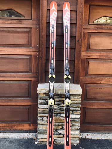210 cm 2017 Atomic Redster FIS SUper G Skis, 40m Radius, X19 bindings
