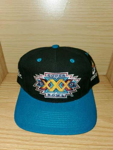Vintage Logo 7 Superbowl XXX Cowboys Steelers NFL Football Hat Cap Snapback Vtg