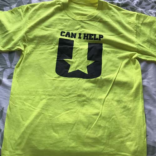 Neon Yellow NCAA Final 4 Lax 2018 U Shirt Large