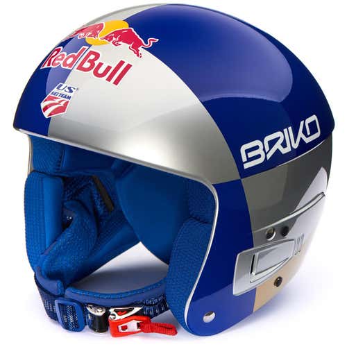 New Small sz52 Briko Vulcano FIS Helmet w/ FREE US SKI TEAM SHIRT