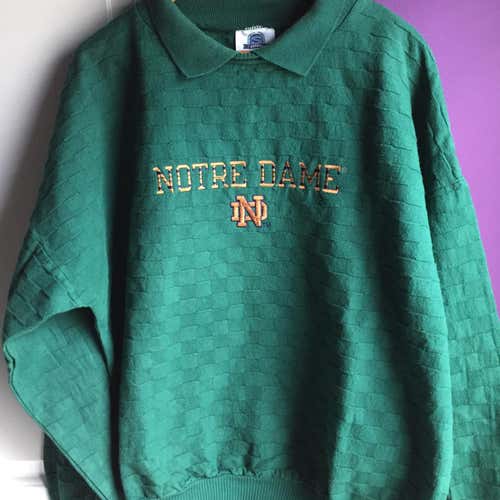 Vintage 90’s Notre Dame Sz XXL NCAA Sweatshirt Adult School Store