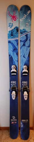 Icelantic Nomad 125 191cm Skis with look pivot 18 bindings