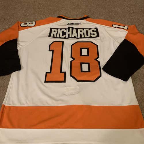 Philadelphia Flyers Mike Richards Winter Classic Reebok Jersey Stitched Large