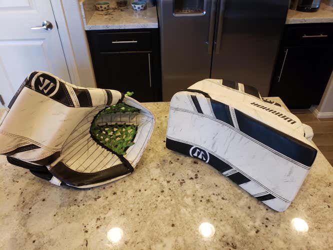 Warrior Ritual G3 Goalie Gloves & Blockers Regular Senior