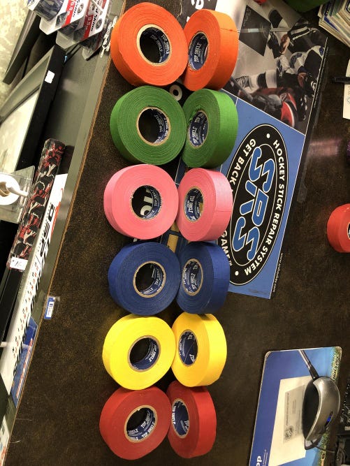 New Tape UNDER $2 a roll, case discount! Only blue or yellow available.