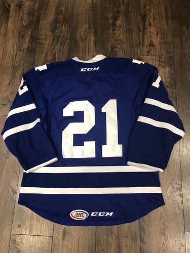 Toronto Marlies AHL #21 Game Used CCM Jersey 54