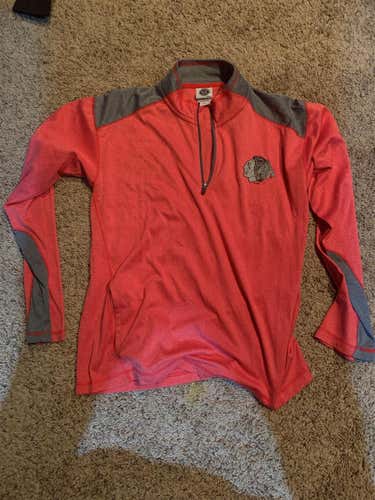Chicago Blackhawks 1/4 Zip Size Large