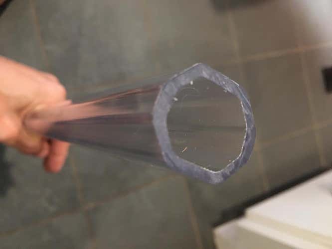 NEW CLEAR POLYCARBONATE Lacrosse Shaft Handle 30" LIGHT FLEX