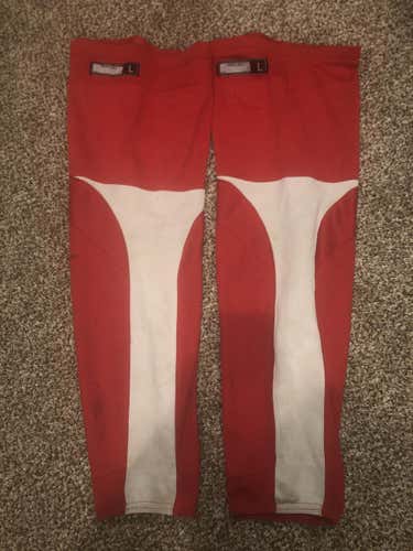 Large Reebok Red Practice Socks *Pro Stock*