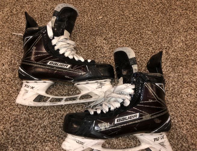 Used Bauer Supreme 1S Hockey Skates Senior Size 8.5