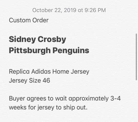 SIDNEY CROSBY #86 Pittsburgh Penguins Home White Replica Adidas