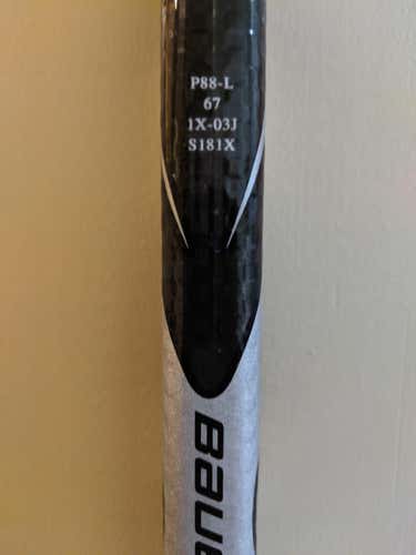 Bauer Vapor 1X lite Pro Hockey Stick Lefty P88 67 flex Intermediate D1 Pro Stock