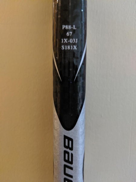 Bauer Vapor 1X lite Pro Hockey Stick Lefty P88 67 flex Intermediate D1 Pro Stock