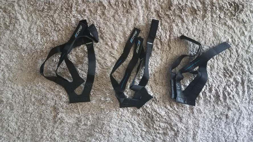 Bauer CRS goalie pad toe straps Sr Short (3 sets)