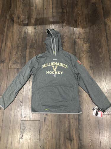 Brand New Reebok Playdry Vancouver Millionaires NHL Team Issued Hoodie Small