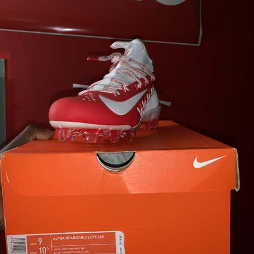 Nike Huaraches 6 Elite Lax (red/white) Unisex Men's 9.0 (W 10.0)