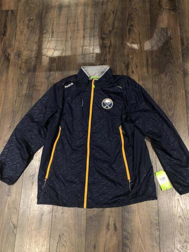 Brand New Reebok Buffalo Sabres NHL Pro Stock Rink Jacket XL