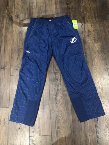 Brand New Reebok Tampa Bay Lightning Pro Stock Rink Pants Large