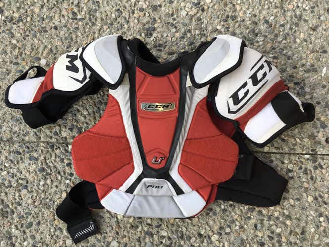 Large CCM U+ Pro Edition Shoulder Pads Senior Pro Stock