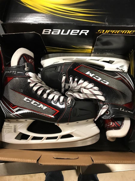 JetSpeed FT1 Hockey Skates Senior Size 8.5 With Tuuks And LS4 Blades