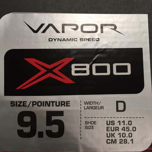 Vapor X800 Hockey Skates Senior  Size 9.5