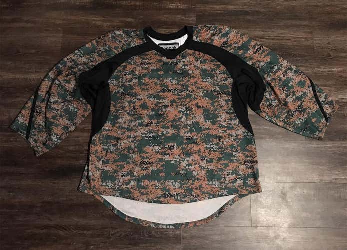 Camo Goalie Cut Reebok Jersey