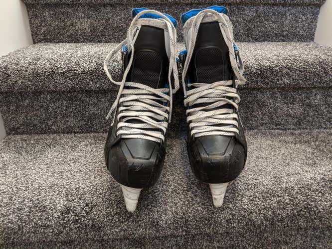 Pro stock Nexus 1N Hockey Skates Senior Size 9 - Anaheim Ducks, Nick Ritchie
