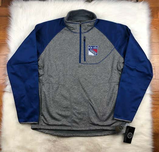NHL New York Rangers G-III Soft Shell 1/4 Zip Pullover Track Jacket Men's 2XL