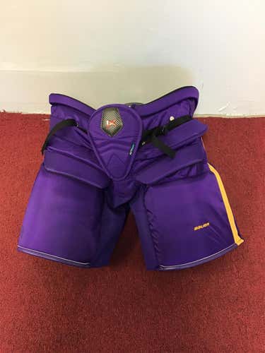 Mankato State Bauer 1X Goalie Pants Size Xl Pro Stock Item#MNKGPB200