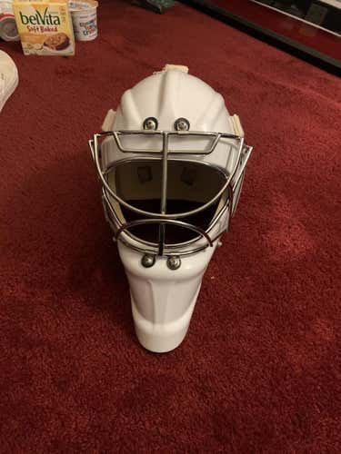 Wall W6 short cage Goalie Mask Senior Pro Stock (ECHL wore half season)