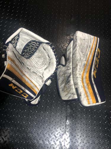 CCM Premier R1.9 Goalie Gloves & Blockers Regular Intermediate