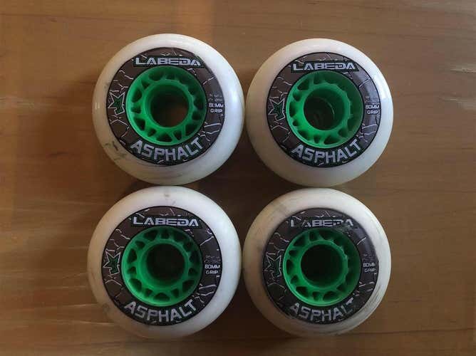 Inline Roller Hockey Wheels Labeda 80mm