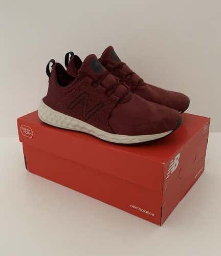 New Balance Fresh Foam Cruz Maroon/White Men's Size 11 Running/Turf Shoes