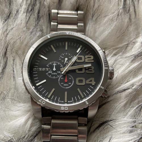 Silver Diesel Watch