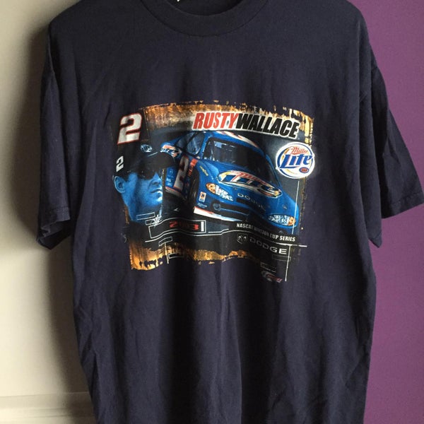 Vintage ‘03 Rusty Wallace Sz Large Double Sided Shirt Adult