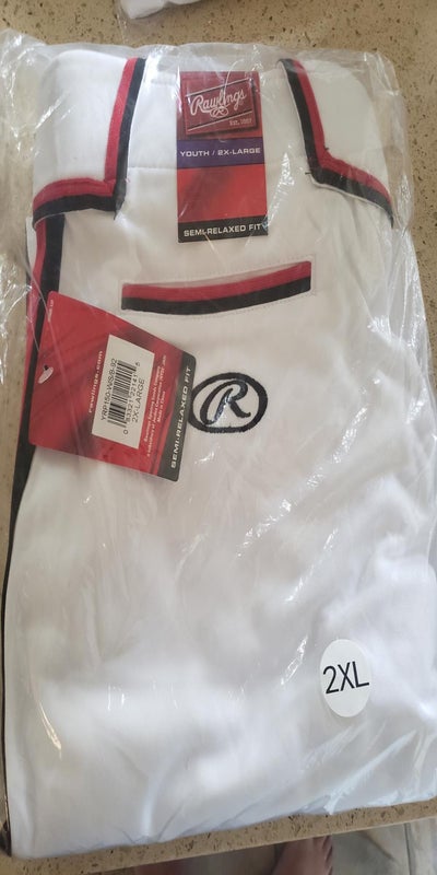 Youth Large Unisex Rawlings Pinstripe (Navy) Game Pants (New