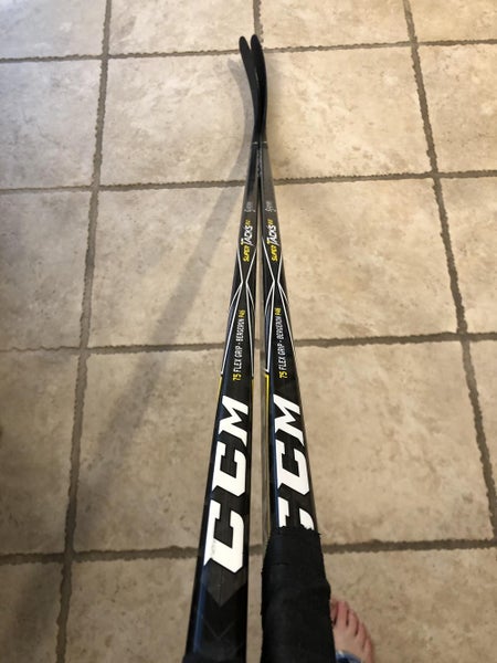 CCM Super Tacks 2.0 Hockey Stick Righty Toe Senior