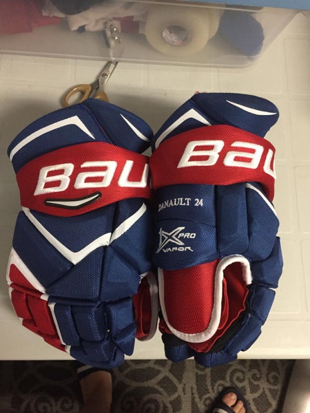 Montreal Canadiens Bauer Vapor 1X Gloves Senior Pro Stock