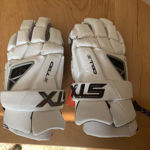 New STX Cell IV Lacrosse Gloves - Large