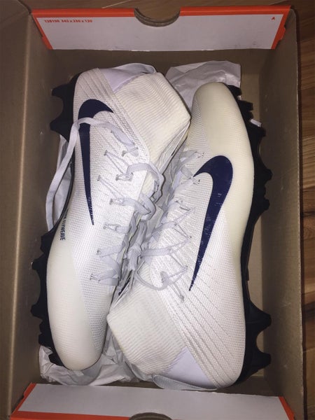 NEW Nike Vapor Cleats White/Navy Blue (Men’s 12)