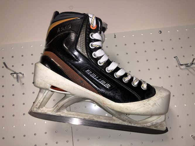 Bauer Pro Hockey Goalie Skates Senior Pro Stock Size 9.5