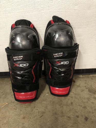 Bauer Vapor X100 Shin Pads Junior 10”