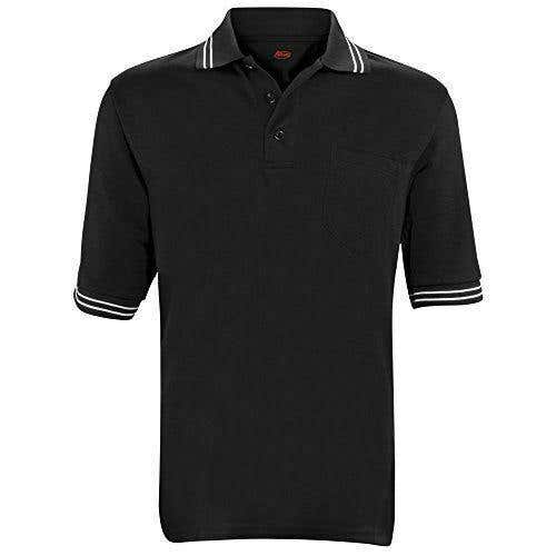 Adams USA Short Sleeve Baseball Umpire Shirt - Size X-Large Black,