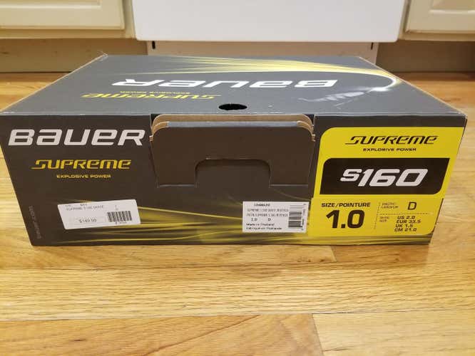 Bauer Supreme S160 Hockey Skates Junior Size 1