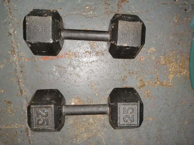 DUMBELL SET 25 LBS. (2pcs)