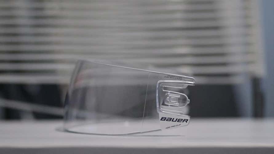 Bauer HDO Pro Straight Cut Visor Senior - Clear